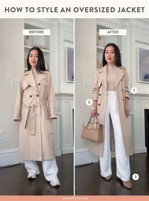 how to make an oversized coat fit